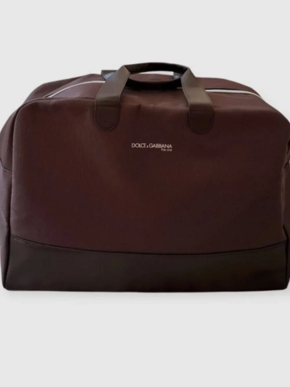 Dolce & Gabbana The One Dark Brown weekender gym DUFFLE BAG NEW